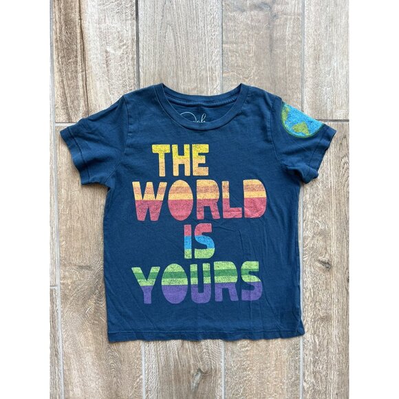 Peek Other - Peek Boys “The World is Yours” Tee Sz 6/7